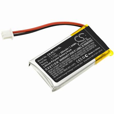 RCA 25065 Wireless Headset Battery 3.7V 280mAh Li-Poly RCT251SL