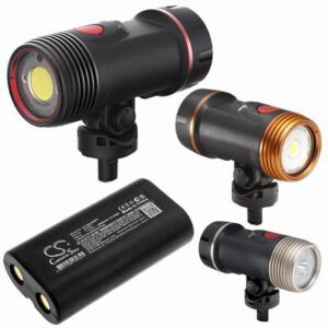 SeaLife Sea Dragon 1200 Flashlight Battery 7.4V 3000mAh Li-ion SDL983FT