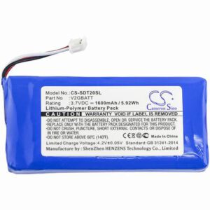 SportDOG TEK 2.0 GPS Collar Dog Collar Battery 3.7V 1600mAh Li-Poly SDT20SL
