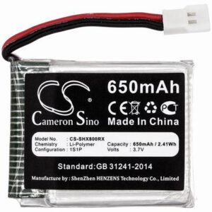 Skyhunter X8TW Drones Battery 3.7V 650mAh Li-Poly SHX800RX