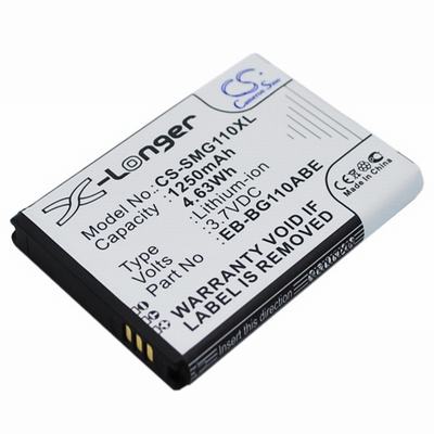 Samsung SM-G110 Mobile Phone Battery 3.7V 1250mAh Li-ion SMG110XL