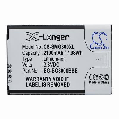 Samsung Galaxy S5 Neo Mobile Phone Battery 3.85V 2100mAh Li-ion SMG800XL