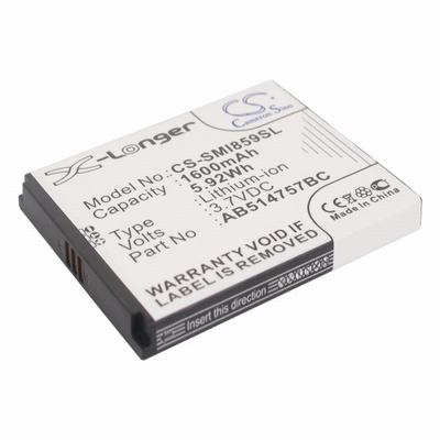Samsung SCH-i859 Mobile SmartPhone Battery 3.7V 1600mAhLi-ion SMI859SL