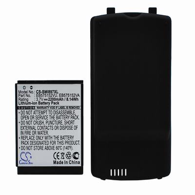 Samsung SGH-i897 Mobile Phone Battery 3.7V 2200mAh Li-ion SMI897XL