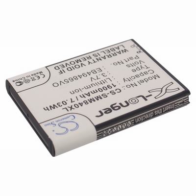 Samsung SPH-M840 Mobile Phone Battery 3.7V 1900mAh Li-ion SMM840XL