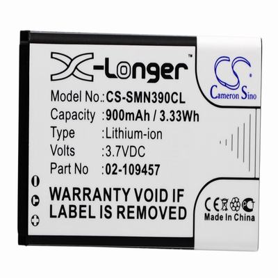 Snom M3 Barcode Data Terminal Battery 3.7V 900mAh Li-Ion SMN390CL
