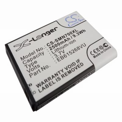 Samsung Galaxy Note Mobile Phone Battery 3.7V 2500mAh Li-ion SMN700XL