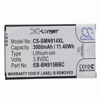 Samsung Galaxy Note Edge Mobile Phone Battery 3.8V 3000mAh Li-ion SMN914XL
