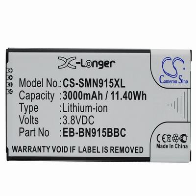 Samsung Galaxy Note Edge Mobile Phone Battery 3.8V 3000mAh Li-ion SMN915XL