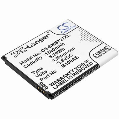 Samsung GT-S7270 Mobile Phone Battery 3.8V 1500mAh Li-ion SMS727XL