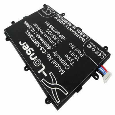 Samsung SM-230 Tablet Battery 3.85V 4000mAh Li-Polymer SMT230SL