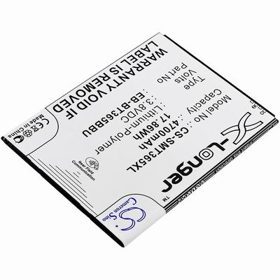 SAMSUNG Galaxy Tab Tablet Battery 3.8V 4700mAh Li-Polymer SMT365XL