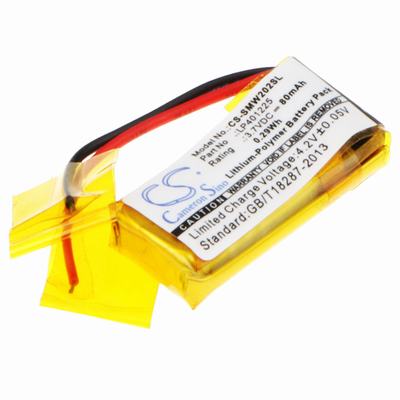 Sony NWZ-W202 Wireless Headset Battery 3.7V 80mAh Li-Poly SMW202SL
