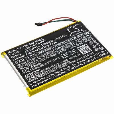 Sony NWZ-Z1050 Media Player Battery 3.7V 1300mAh Li-Poly SNZ105SL