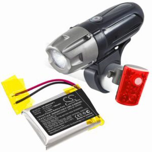 Shark 550R Flashlight Battery 3.7V 190mAh Li-Poly SRK550FT