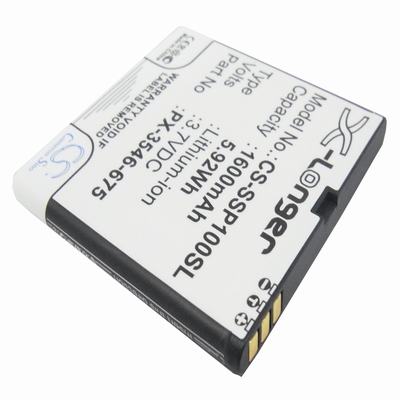 Simvalley SP-100 Mobile Phone Battery 3.7V 1600mAh Li-ion SSP100SL