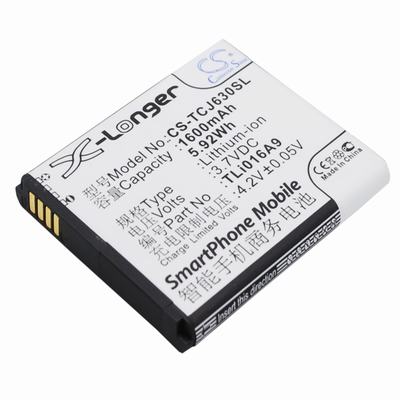 TCL J630T Mobile Phone Battery 3.7V 1600mAh Li-ion TCJ630SL