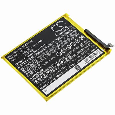 TECNO KA7 Mobile SmartPhone Battery 3.8V 3200mAh Li-Poly TEK200SL