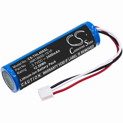 Theradome LH40 Personal Care Battery 3.7V 3400mAh Li-ion THL400XL