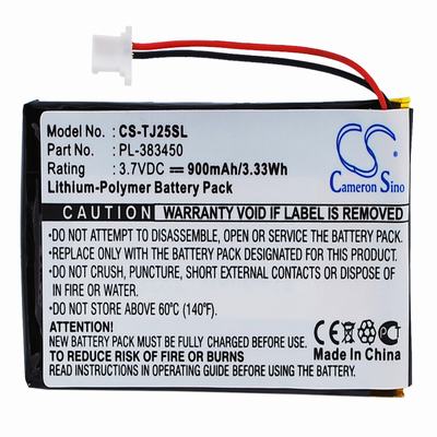 Sony Clie PEG-TJ35 Pocket PC & PDA Battery 3.7V 900mAh Li-Polymer TJ25SL