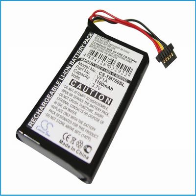 TomTom Go 740 Live GPS Battery 3.7V 1100mAh Li-ion TM750SL