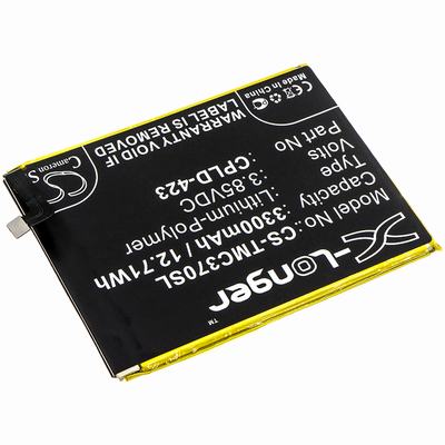 T-Mobile C3701A Mobile SmartPhone Battery 3.85V 3300mAh Li-Poly TMC370SL