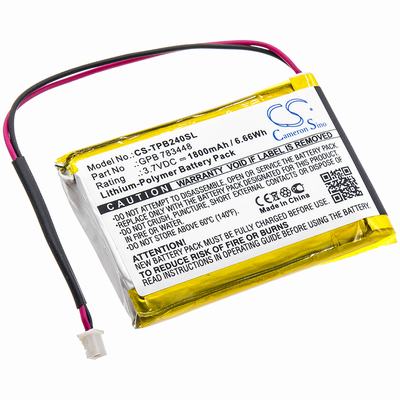 Telex PB24N Wireless Headset Battery 3.7V 1800mAh Li-Poly TPB240SL