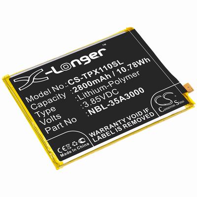 TP-Link Neffos X1 Max Mobile SmartPhone Battery 3.85V 2800mAh Li-Poly TPX110SL