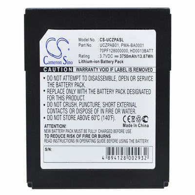 Creative Zen Protable Media Center MP3 MP4 PMP Media Player Battery 3.7V 3750mAh Li-Polymer UCZPASL