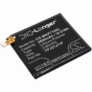 Wiko P710 Mobile SmartPhone Battery 3.85V 2600mAh Li-Poly WKP710SL