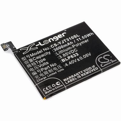 OnePlus 3T Mobile SmartPhone Battery 3.85V 3000mAh Li-Poly YJT310SL