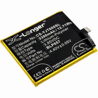 OnePlus 6 Mobile SmartPhone Battery 3.85V 3300mAh Li-Poly YJT600SL
