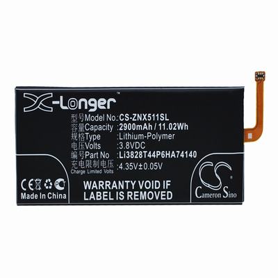 ZTE Nubia Z9 Mobile Phone Battery 3.8V 2900mAh Li-Polymer ZNX511SL