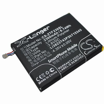 ZTE Grand S Flex Mobile Phone Battery 3.8V 2300mAh Li-Polymer ZTF230SL