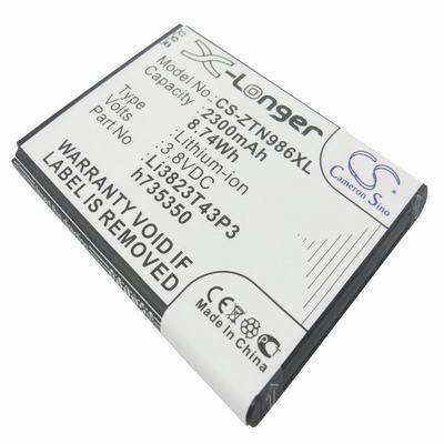 ZTE N986 Mobile Phone Battery 3.8V 2300mAh Li-ion ZTN986XL