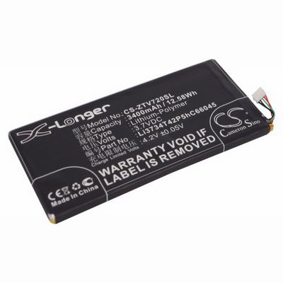 ZTE V72 Laptop Notebook Battery 3.7V 3400mAh Li-Polymer ZTV720SL