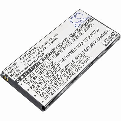 ZTE V9 Tablet Battery 3.7V 3400mAh Li-Ion ZTV910SL