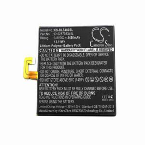 BLU S490U Mobile SmartPhone Battery 3.8V 3450mAh Li-Poly BLS480SL