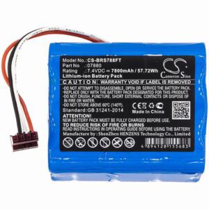 Bright Star 07802 Flashlight Battery 7.4V 7800mAh Li-ion BRS788FT