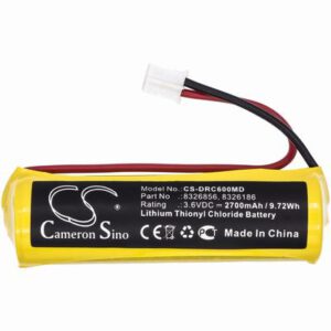 Drager PAC 6000 Equipment Survey Test Battery 3.6V 2700mAh Li-SOCl2 DRC600MD