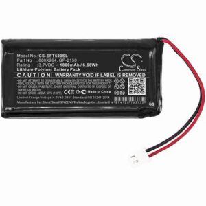 EXFO FOT-5200 Equipment Survey Test Battery 3.7V 1800mAh Li-Poly EFT520SL