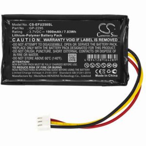 EXFO PX1 Equipment Survey Test Battery 3.7V 1900mAh Li-Poly EFU250SL