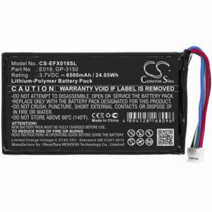 EXFO OX1 Equipment Survey Test Battery 3.7V 6500mAh Li-Poly EFX018SL