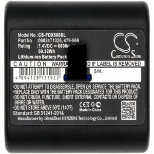 NetScout OneTouch AT Network Assistant Survey Test Battery 7.4V 6800mAh Li-ion FDX500XL