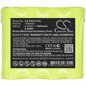 Fluke E1515W Equipment Survey Test Battery 4.8V 1800mAh Ni-MH FKE151SL