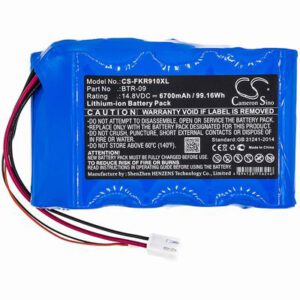 Fujikura FSM-601S Equipment Survey Test Battery 14.8V 6700mAh Li-ion FKR910XL
