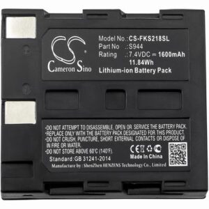 Sumitomo JR-6 Equipment Survey Test Battery 7.4V 1600mAh Li-ion FKS218SL