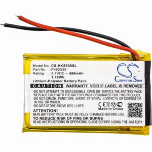 Harman/Kardon SOHO Wireless Headset Battery 3.7V 480mAh Li-Poly HKS539SL