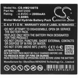 HME COM 2000 Wireless Headset Battery 4.8V 2000mAh Ni-MH HM2100TS