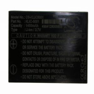 Kodak EasyShare DX6490 Digital Camera Video Battery 3.7V 1400mAh Li-Ion KLIC5001